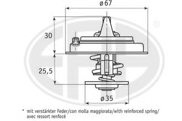 Termostat lichid racire