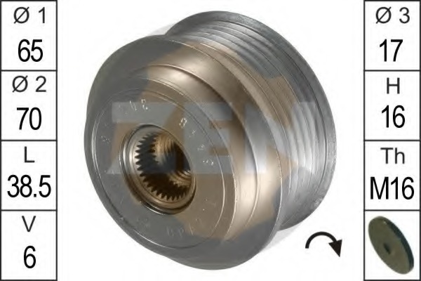 Fulie alternator