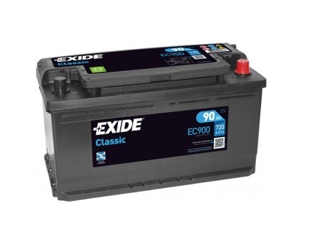 Baterie auto classic , tensiune 12 v, amperaj 90 ah, curent pornire 720 a