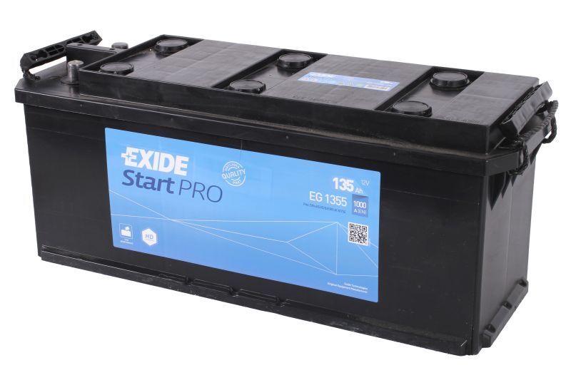 Baterie camion start pro , tensiune 12 v, amperaj 135 ah, curent pornire 1000 a, borna stanga plus