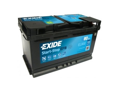Baterie auto start-stop efb , 12 v, 80 ah, 720 a, 315x175x190 mm