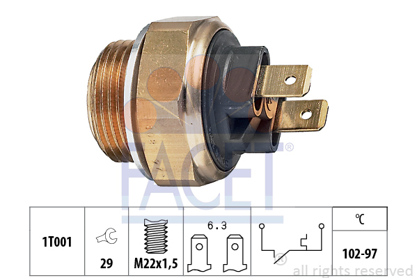 Comutator temperatura ventilator radiator