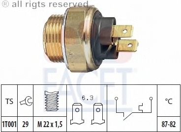 Comutator temperatura ventilator radiator