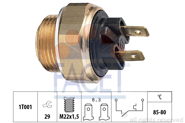 Comutator temperatura ventilator radiator