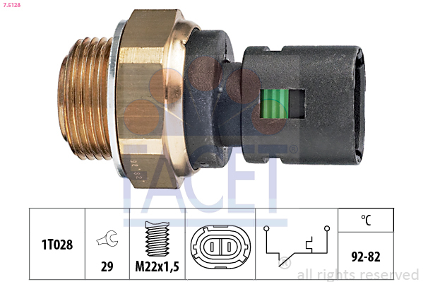 Comutator temperatura ventilator radiator
