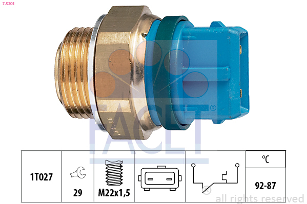 Comutator temperatura ventilator radiator