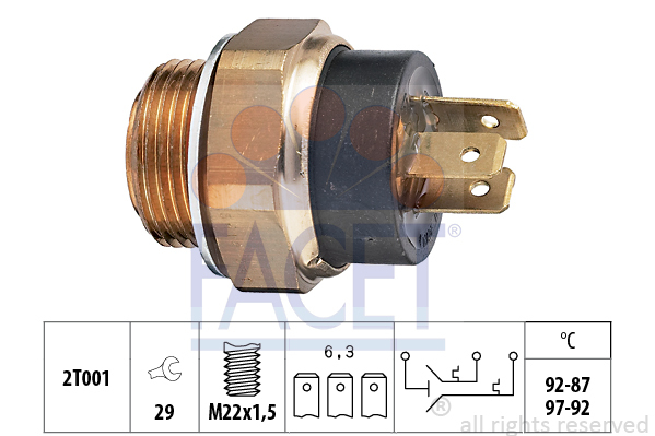 Comutator temperatura ventilator radiator