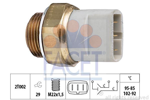 Comutator temperatura ventilator radiator