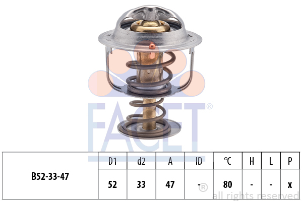 Termostat lichid racire