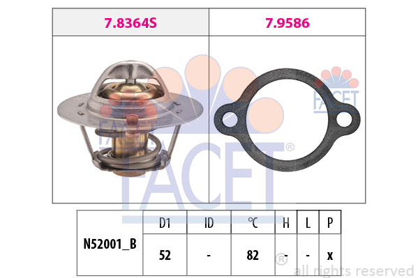 Termostat lichid racire