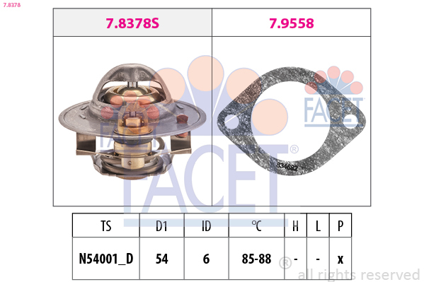 Termostat lichid racire