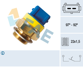 Comutator temperatura ventilator radiator