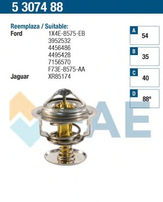 Termostat lichid racire