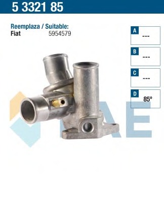Termostat lichid racire