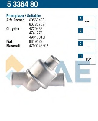 Termostat lichid racire