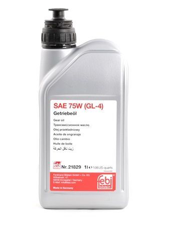Ulei pentru cutie viteze manuala 75w gl-4 , volum 1 litru, galben