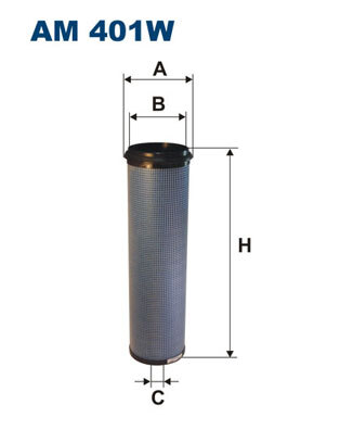 Filtru aer secundar