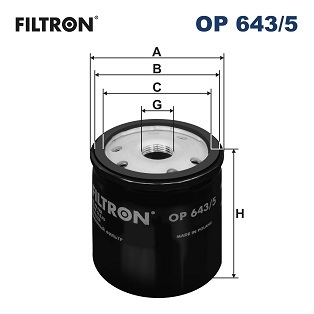 Filtru ulei op643/5