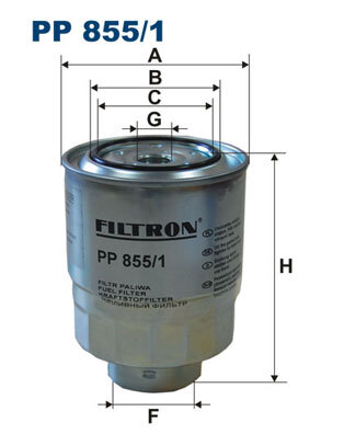 Filtru combustibil pp855/1