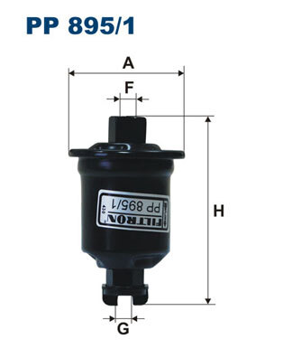 Filtru combustibil pp895/1