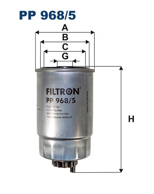 Filtru combustibil pp968/5