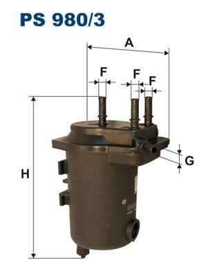 Filtru combustibil ps980/3