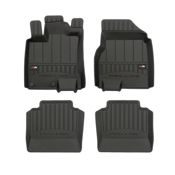 Set 4 covorase auto din cauciuc , pentru nissan qashqai i 11.06-04.14, crossover, negru