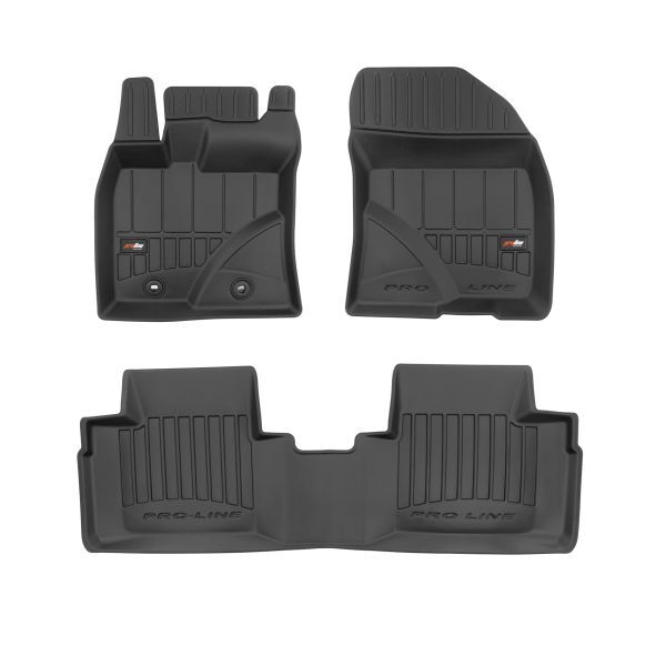 Set 3 covorase auto din cauciuc , pentru toyota avensis 11.08-10.18, saloon/station wagon, negru