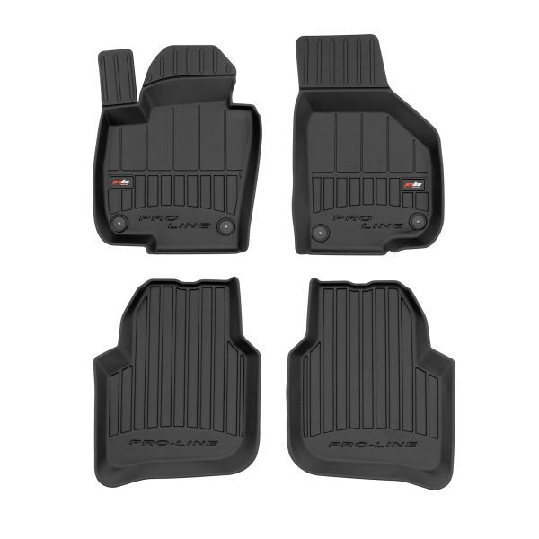 Set 4 covorase auto din cauciuc , pentru skoda superb ii 03.08-05.15, liftback/station wagon, negru