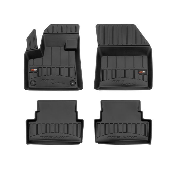 Set 4 covorase auto din cauciuc , pentru opel grandland/grandland x 06.17-, crossover, cauciuc tpe, negru