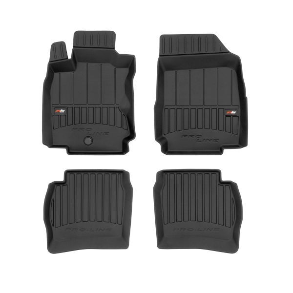 Set 4 covorase auto din cauciuc , pentru nissan note 01.06-08.13, minivan, cauciuc tpe, negru