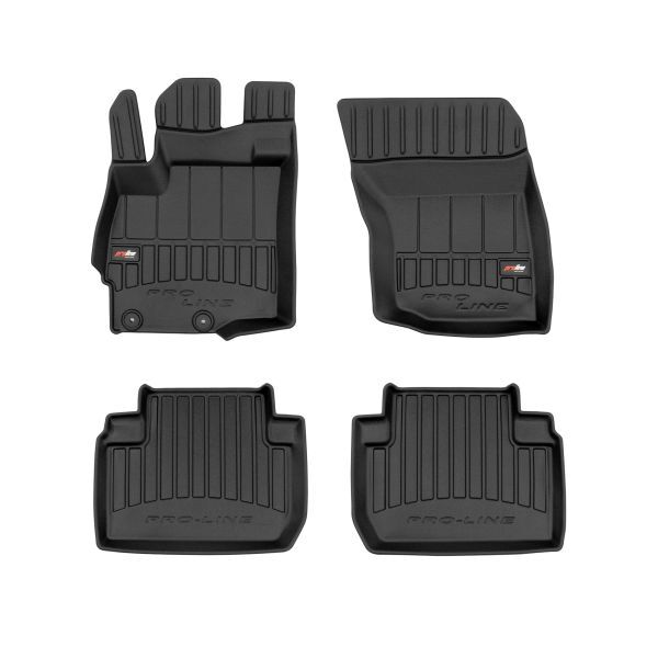 Set 4 covorase auto din cauciuc , pentru mitsubishi outlander iii 08.12-, suv, cauciuc tpe, negru