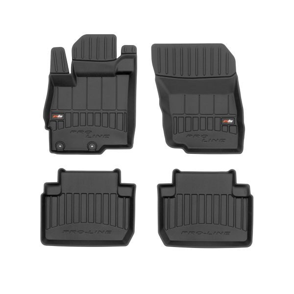 Set 4 covorase auto din cauciuc , pentru mitsubishi eclipse 10.17-, crossover, cauciuc tpe, negru