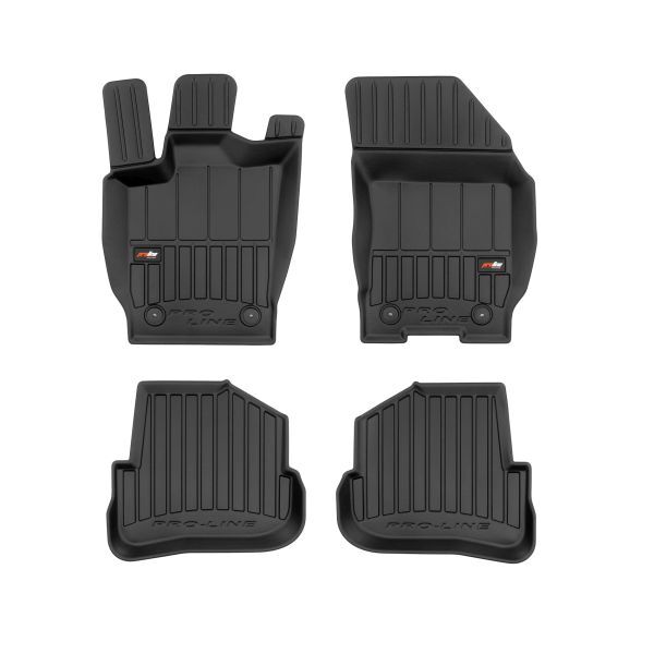 Set 4 covorase auto din cauciuc , pentru audi a1 05.10-10.18, cauciuc tpe, negru