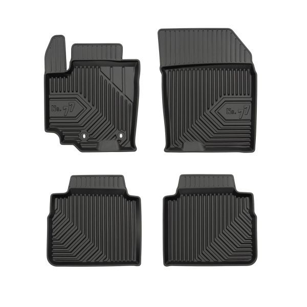 Set 4 covorase auto din cauciuc , pentru suzuki sx4 s-cross 08.13-, cauciuc tpe, negru