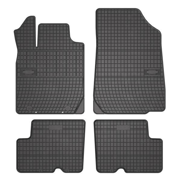 Set 4 covorase auto din cauciuc , pentru dacia duster, duster/suv, logan, logan express, logan mcv, sandero 09.04-, negru