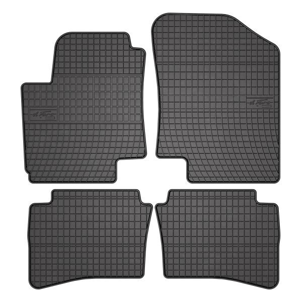 Set 4 covorase auto din cauciuc , pentru hyundai i20 i 08.08-12.15, negru