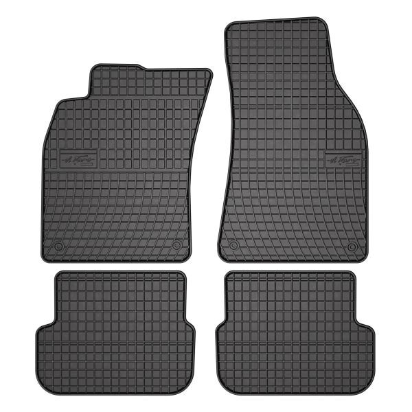 Set 4 covorase auto din cauciuc , pentru audi a6 allroad c6, a6 allroad c7, a6 c6 05.04-09.18, negru