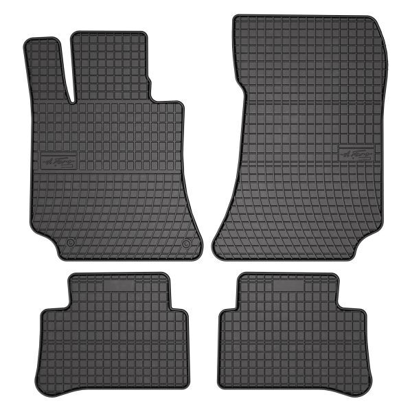 Set 4 covorase auto din cauciuc , pentru mercedes cls (c218), cls (c219), cls (c257), cls shooting brake (x218), e t-model (s212), e (w212) 10.04-, negru
