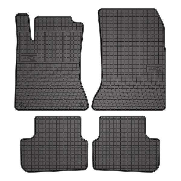 Set 4 covorase auto din cauciuc , pentru mercedes a (w176), cla (c117), cla shooting brake (x117) 06.12-03.19, negru