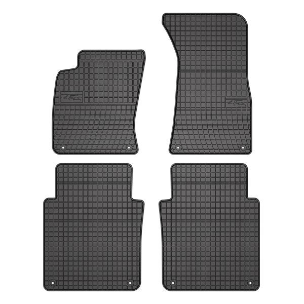Set 4 covorase auto din cauciuc , pentru audi a8 d3 10.02-07.10, saloon, negru