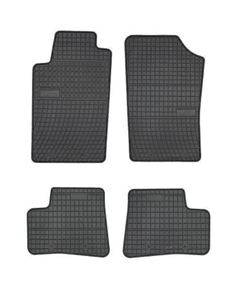 Set 4 covorase auto din cauciuc , pentru peugeot 206 08.98-12.12, negru