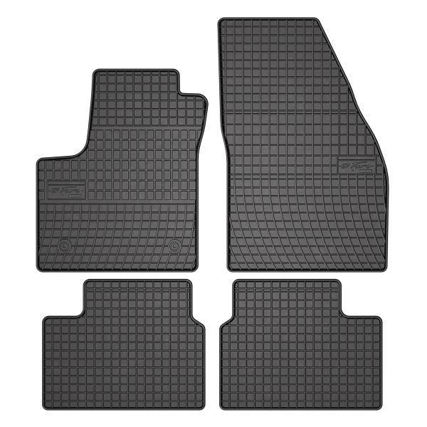 Set 4 covorase auto din cauciuc , pentru opel meriva b 06.10-03.17, negru