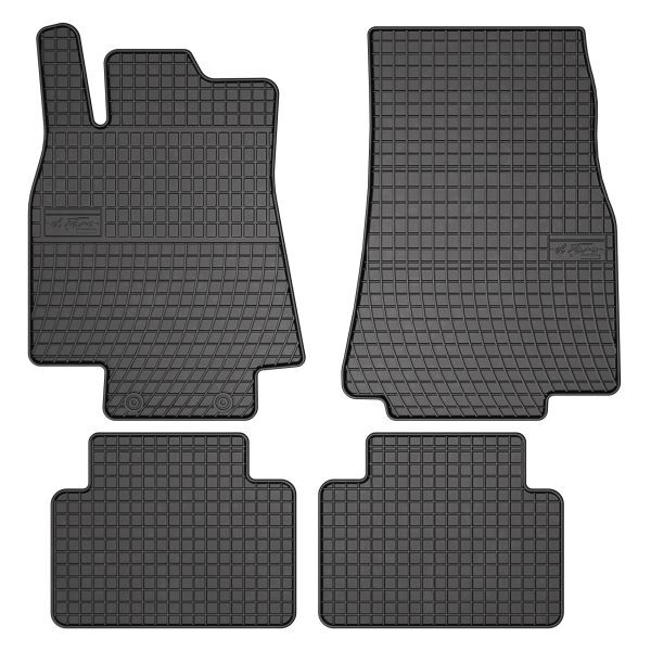 Set 4 covorase auto din cauciuc , pentru mercedes a (w169) 09.04-06.12, negru