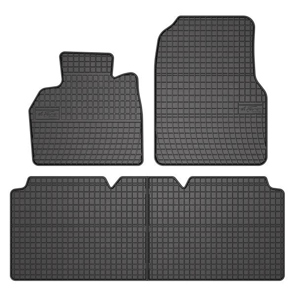 Set 4 covorase auto din cauciuc , pentru renault espace iv 11.02-, negru