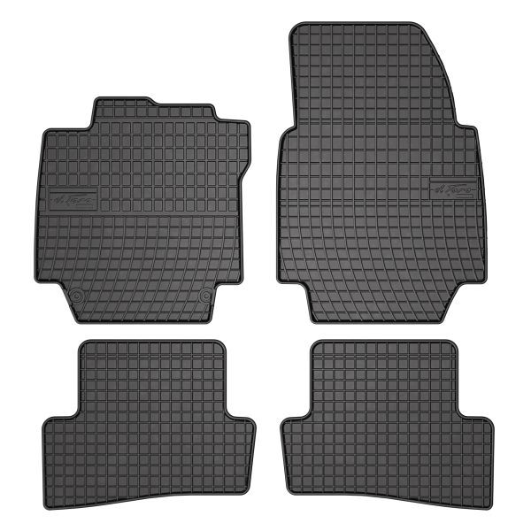 Set 4 covorase auto din cauciuc , pentru renault captur i 06.13-, negru