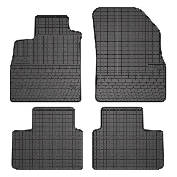 Set 4 covorase auto din cauciuc , pentru renault talisman 06.15-, negru