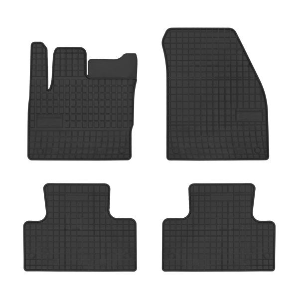 Set 4 covorase auto din cauciuc , pentru land rover range rover evoque 06.11-12.19, negru