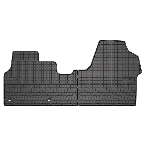Set 2 covorase auto din cauciuc , pentru citroen jumpy ii, jumpy iii, opel vivaro c, peugeot expert, expert tepee, toyota proace, proace verso 01.07-, negru