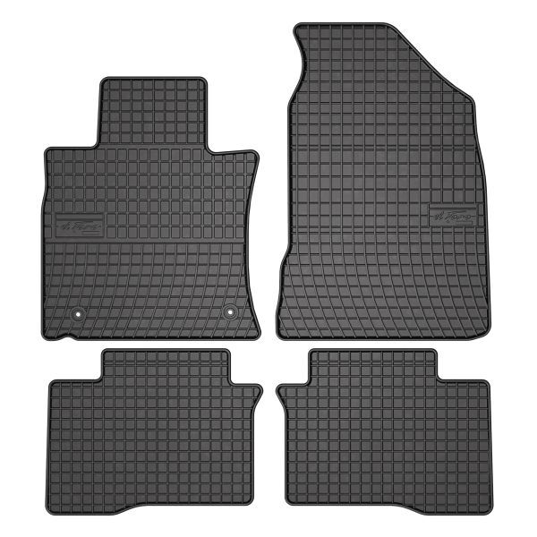 Set 4 covorase auto din cauciuc , pentru ssangyong tivoli 04.15-, negru